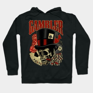 Gambler Skull Hoodie